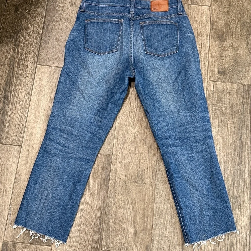 J. Crew Slim Broken In Boyfriend Jeans in Blue Womens size 27